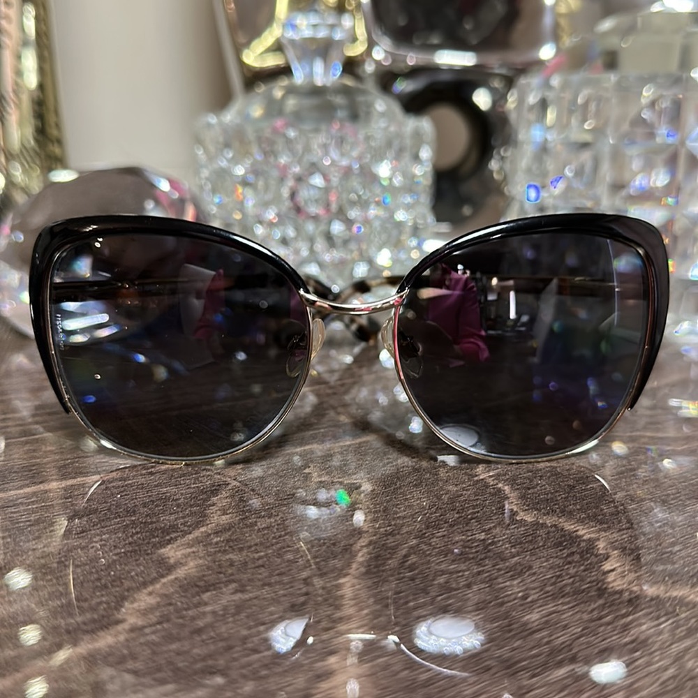 DOLCE & GABBANA DG 2143 488 T3 SICILIAN TASTE POLARIZED PALE GOLD BLACK